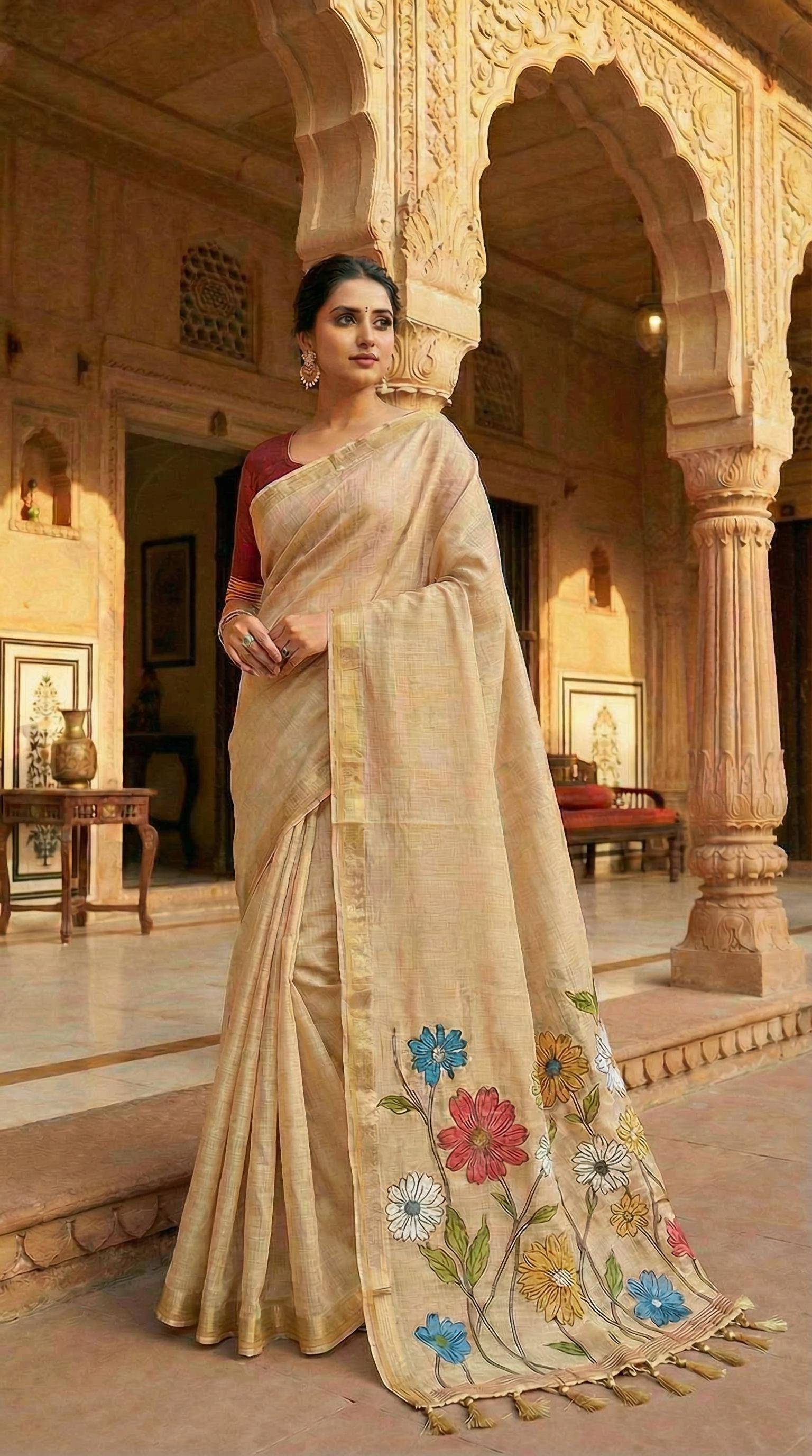 Anupama Arya Flower Saree dealers in Hyderabad